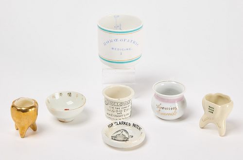 Group of Novelty Medical Related Cups