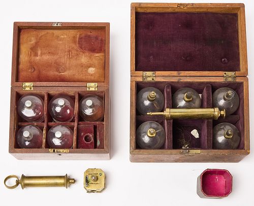 Two 19th Century Cupping Sets