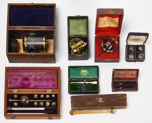 Eight Cased Medical Devices