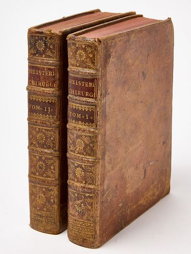 Heister - 2 vols. Surgery 1750.