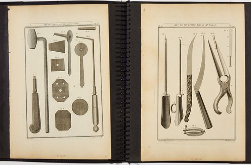 Three notebooks of Surgical Engravings