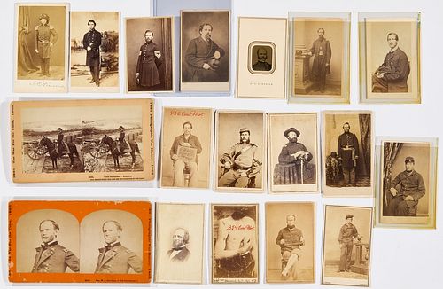 Collection of 42 Civil War Photos. Most Identified