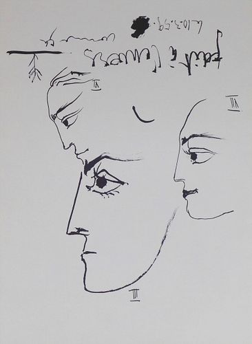 Pablo Picasso:  Three Faces
