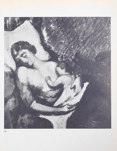 Paul Cezanne: Mother and Child, 1873 (Plate No.50)