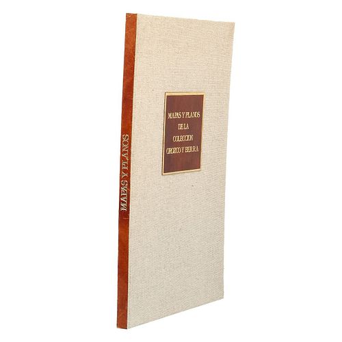 Mapas y Planos de la Colección Orozco y Berra.  México: San Ángel Ediciones, 1978. 32 p. + (18) Mapas y Planos. Ed. de 1,000 ejemplares