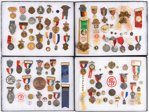 ASSORTED MASONIC AND OTHER MEDALS / RIBBONS, UNCOUNTED LOT