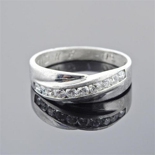 Platinum Diamond Men&#39;s Wedding Band Ring