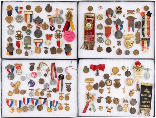 ASSORTED MASONIC AND OTHER MEDALS / RIBBONS, UNCOUNTED LOT