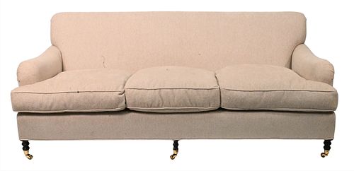 Attributed to George Smith Custom Upholstered Sofa