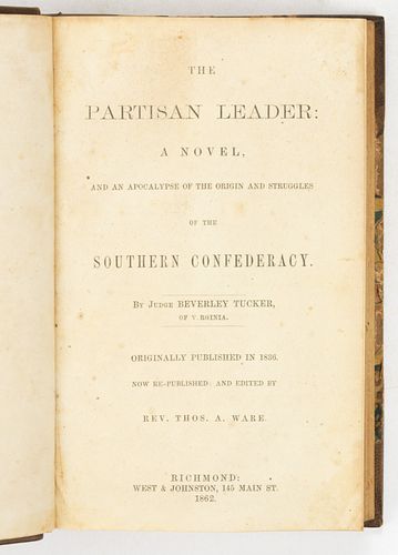CONFEDERATE IMPRINTS, TWO VOLUMES BOUND AS ONE