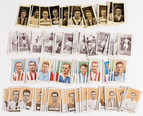 ENGLISH FOOTBALLERS TOBACCO CARDS, UNCOUNTED LOT