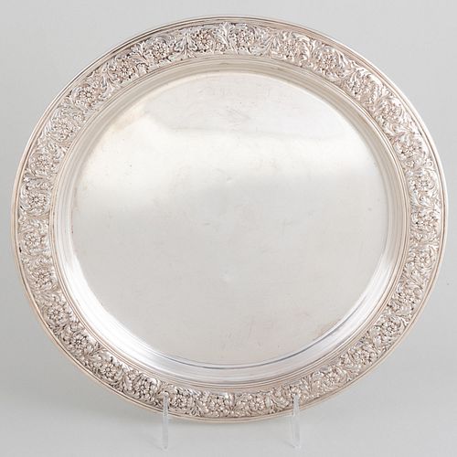 Tiffany & Co. Silver Circular Tray