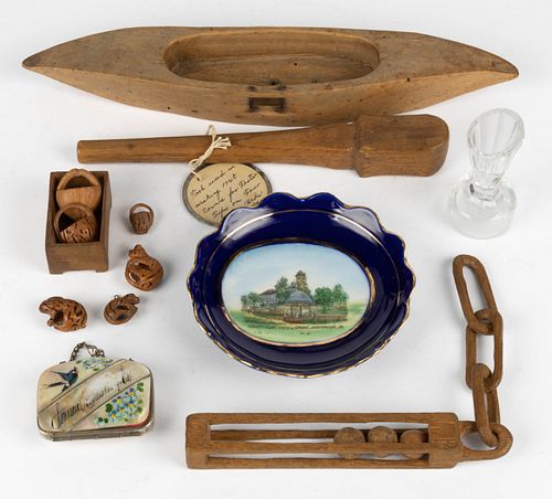 ASSORTED BYRD / HARRISON FAMILY, ROCKINGHAM CO., SHENANDOAH VALLEY OF VIRGINIA ARTIFACTS, LOT OF 13 
