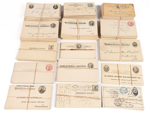 ASSORTED UNITED STATES POSTAL CARDS, UNCOUNTED LOT