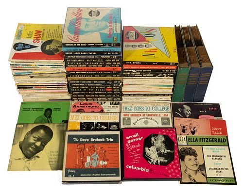 ASSORTED BIG BAND / JAZZ EP AND 45RPM RECORDS, UNCOUNTED LOT