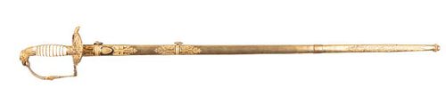 Regulation 1821 Style Eagle Head Infantry Officer's Sword