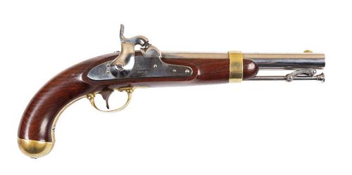 Model 1842 Percussion Pistol by H. Aston
