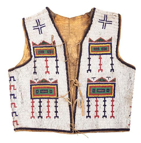 Arapahoe Man's Beaded Vest
