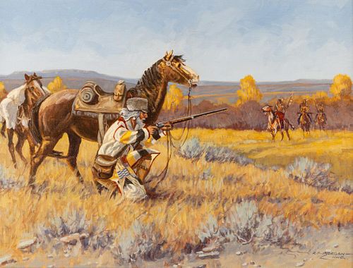 Robert F. Morgan, oil on canvas