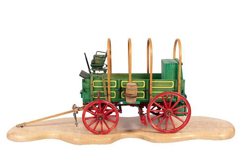 Lyle Paschal, wood wagon
