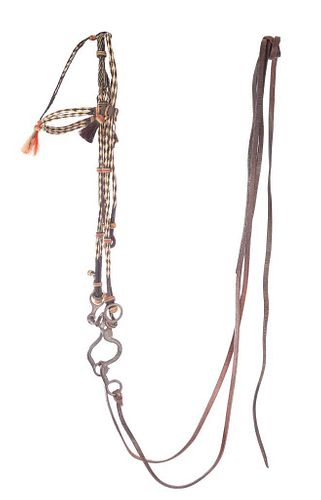 Yuma Prison Hitched Horsehair Bridle