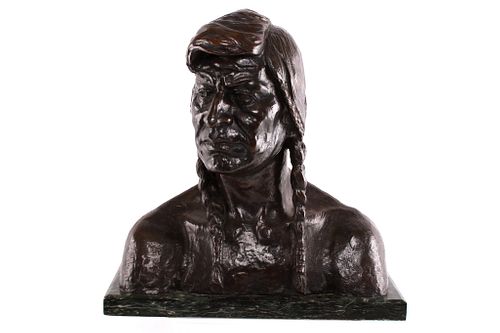 C. 1920 Olympio Brindesi 1897-1965 Large Bronze