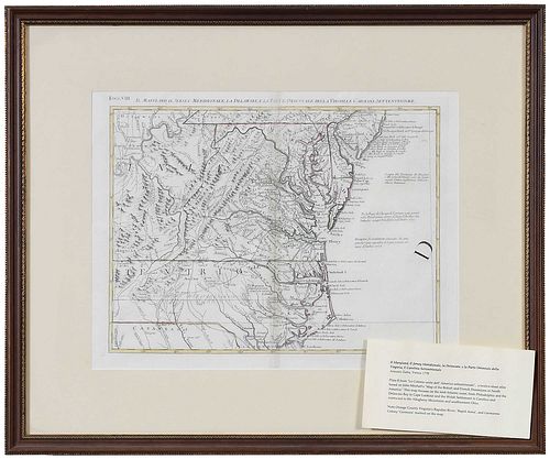 Antonio Zatta - Map of Maryland and Virginia