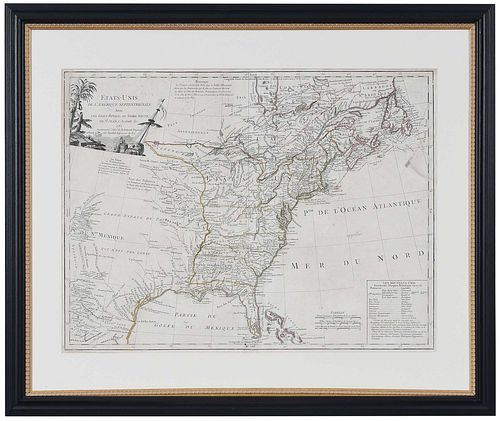 Vaugondy/Boudet - Map of the United States