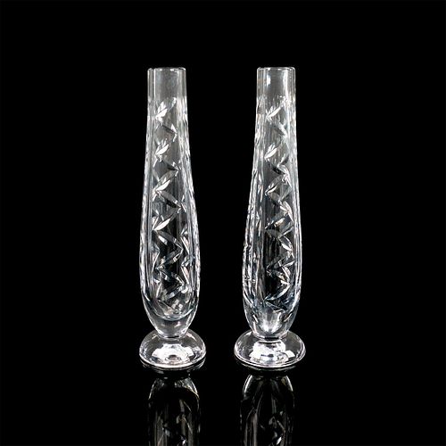 Pair of Waterford Crystal Bud Vases