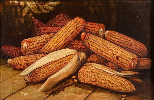 Alfred Montgomery Vintage Print Still Life with Corn