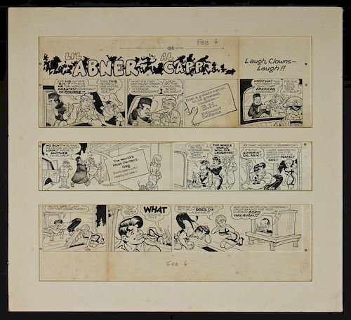 Al Capp (1909-1979) Li'l Abner Original Comic Art