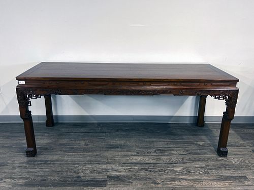 LARGE CHINESE HUANGHUALI TABLE