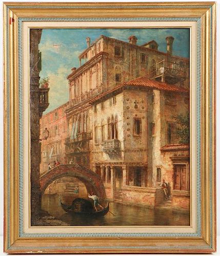 Daniel Huntington (1816-1906) Venice Painting