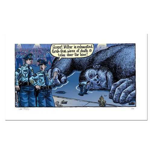 Bizarro! "King Kong Dead" Numbered Limited Edition Hand Signed by creator Dan Piraro; Letter of Authenticity.