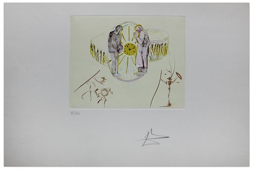Salvador Dali- Lithograph with original collages with original etchings "One's Identity"