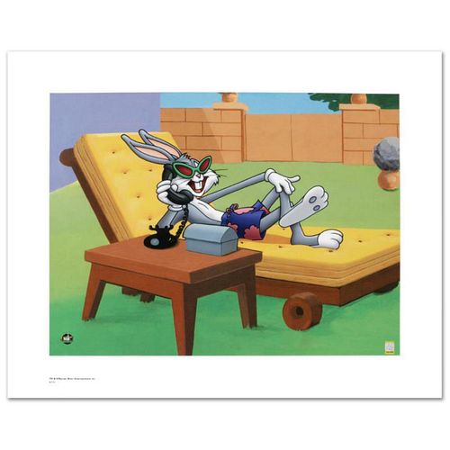 "Hollywood Hare" Limited Edition Giclee from Warner Bros., Numbered with Hologram Seal and Certificate of Authenticity.