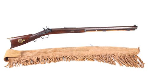 C. 1840 George Goulcher Percussion Kentucky Rifle