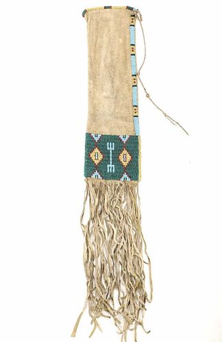19th Century - Osage Beaded Pipe Bag