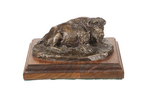 Bob Scriver (1914–1999) Paul's Bull Bronze c. 1983