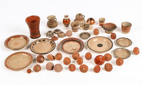 Large Group of Mexican Earthenware Artifacts