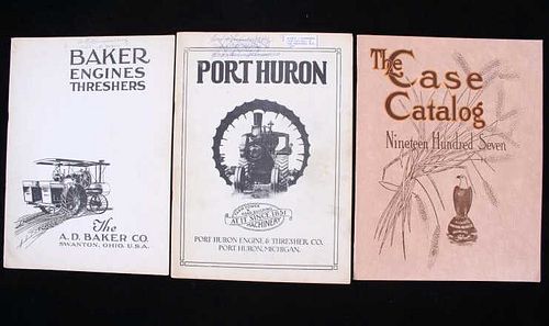 Three Steam Engine & Machine Catalog Collection
