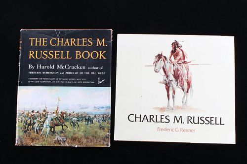 Charles M. Russell Two (2) Book Collection