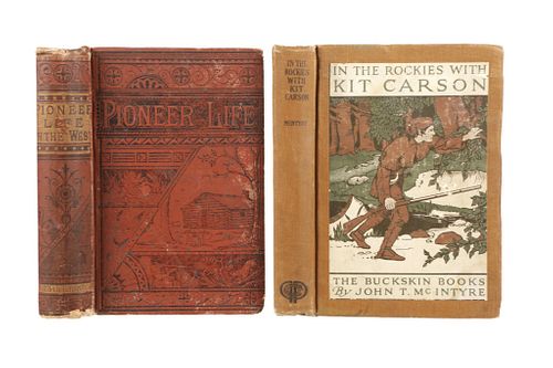 Kit Carson (1913) & Life in the West (1858) Books
