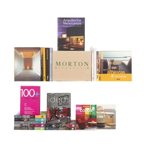 Libros sobre diseño de interiores. Decoración del Hogar y Mueble Moderno /  Apartamentos / Recámaras. Piezas: 51.