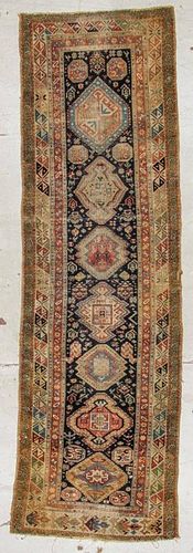 Antique Kazak Rug: 3'2'' x 10'7''