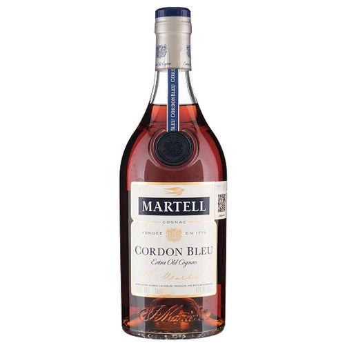 Martell. Cordon Bleu. Extra Old. Cognac. Francia.