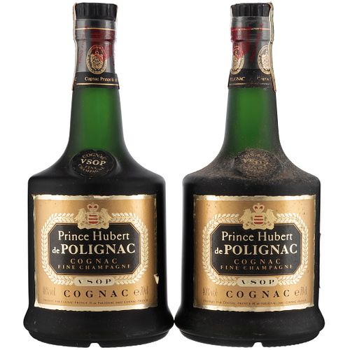 Prince Hubert de Polignac. Fine Champagne. Cognac. France. Piezas: 2. sold  at auction on 2nd March | Bidsquare