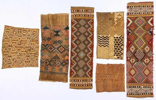 6 Asian and African Ethnographic Textiles
