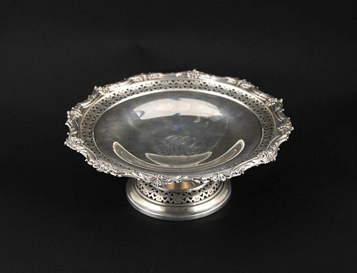 Black Starr and Frost Sterling Silver Footed Bowl