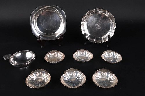 Six Gorham Sterling Silver Shell Form Nut Dishes
